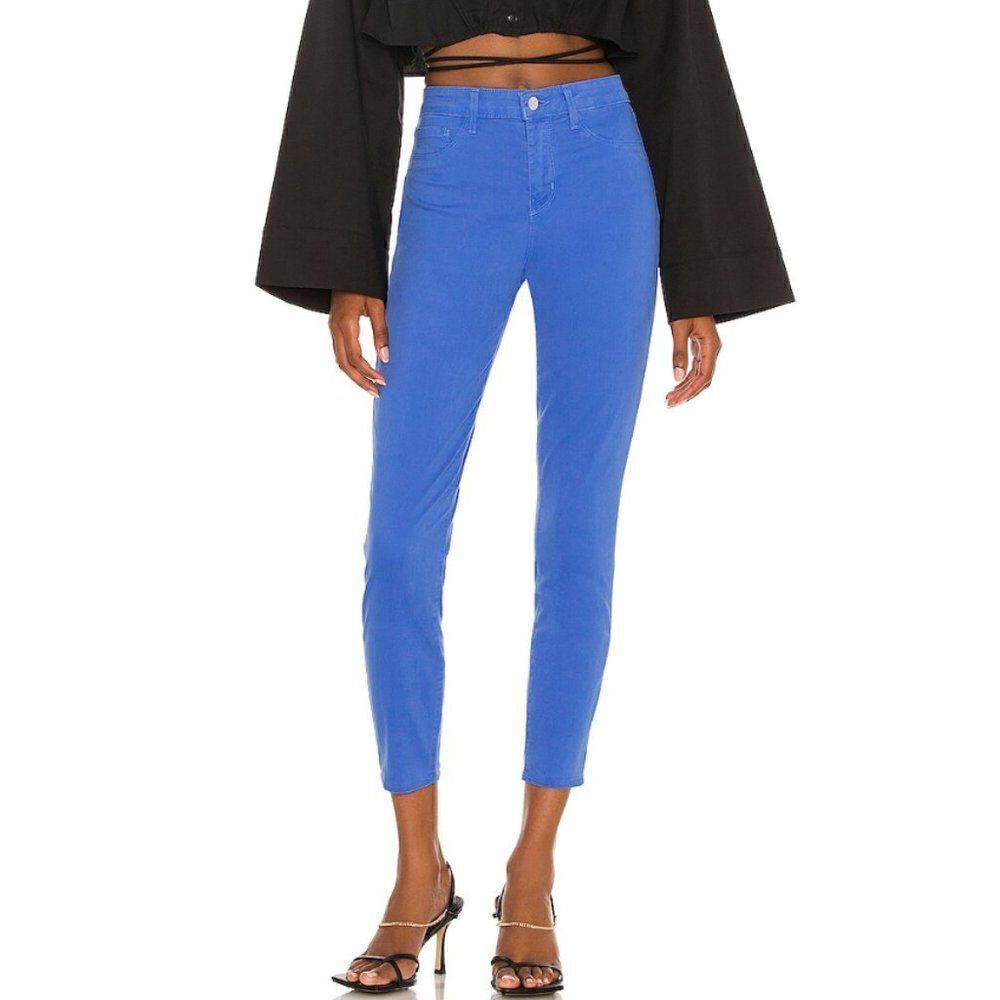 L’AGENCE Margot High Rise Skinny Pants in Light Harbor Blue in Size 26